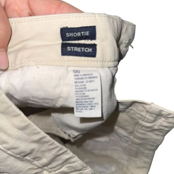 American Eagle Womens Khaki Shortie Stretch Shorts Size 00 - Picture 6 of 6